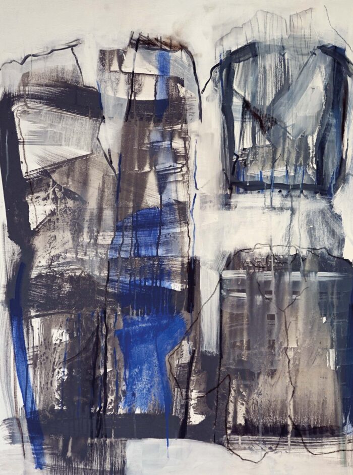 Titelbild der Ausstellung Zeit ist Zeit von Friederike Schwab in der Galerie am Flughafen Graz