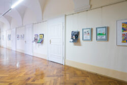 Ausstellungsansicht Zivilcourage von der HIB Liebenau in der Jugendgalerie des Grazer Rathauses