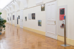 Ausstellungsansicht der Ausstellung Spur von Natascha Reiterer in der Fotogalerie im Grazer Rathaus