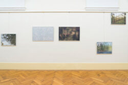 Ausstellungsansicht der Ausstellung Spur von Natascha Reiterer in der Fotogalerie im Grazer Rathaus