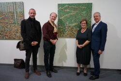 Ausstellungseröffnung Galerie am Flughafen Graz, Green Horizon von Noel Paine
