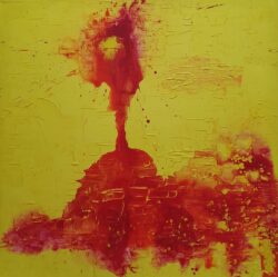 Nr. 541 Struthio, 100x100 von Allegra Wagner