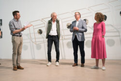 Dokumentarfotografie der Eröffnung zur Ausstellung Friederike Jeanne Nestler-Rebeau - Eine Retrospektive im CITYPARK Graz