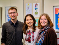 Ausstellungseröffnung Kraft des Lebens vom Ukrainischen Kulturverein Ridna Domivka in der Jugendgalerie im Grazer Rathaus
