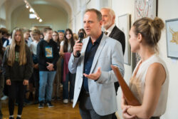 Eröffnung Spuren und Visionen BRG Körösi Jugendgalerie im Grazer Rathaus