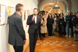 Eröffnung gestern heute morgen Jugendgalerie im Grazer Rathaus