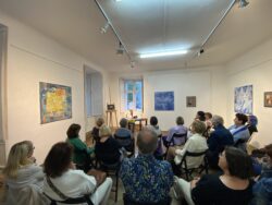 Finissage der Ausstellung Friedrike Schwab und Anna-Sophia Graz in der Galerie Centrum