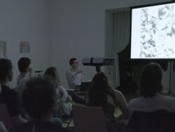 Artist Talk Benjamin Jones raum, Griesgasse 26