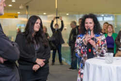 Eröffnung Selbstkonzept Nadine Nebel Flughafengalerie Graz