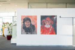 Eröffnung Reise-Notizen von Luis Rivera in der Galerie am Flughafen Graz