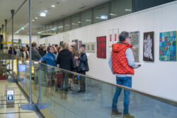 Ausstellung Schreibweisen von Birgit Fedl-Dohr in der Galerie am Flughafen Graz