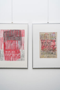 Ausstellung Schreibweisen von Birgit Fedl-Dohr in der Galerie am Flughafen Graz