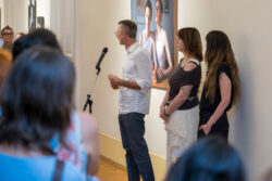 Eröffnung der Ausstellung Between the Lines von Anja Harrer und Nora Obergeschwandner in der Fotogalerie im Grazer Rathaus