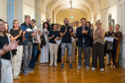 Eröffnung der Ausstellung Between the Lines von Anja Harrer und Nora Obergeschwandner in der Fotogalerie im Grazer Rathaus